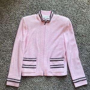 St John’s Pink zip up blazer
